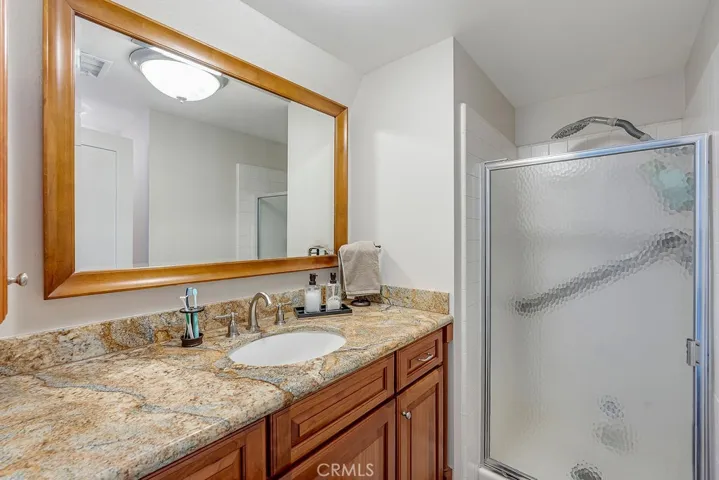 Downstairs bathroom #3 with shower, vanity sink
