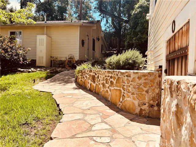 basement door on the right