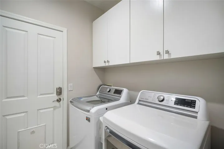 Indoor laundry with storage