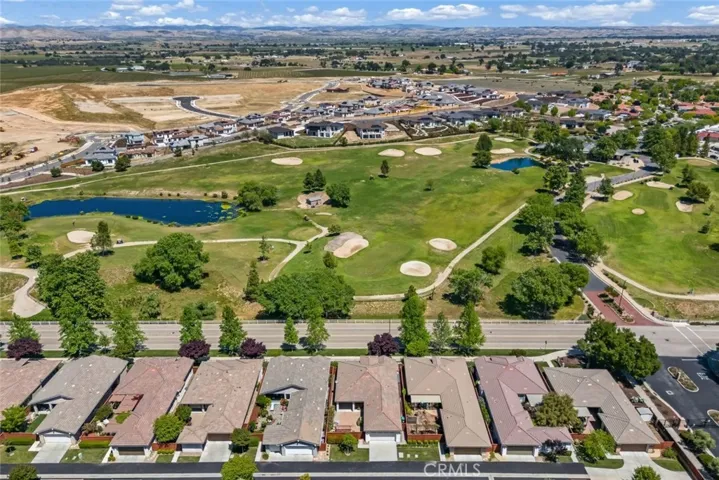 Property located across street from golf couse
