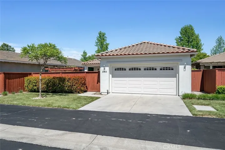 Rear garage entry