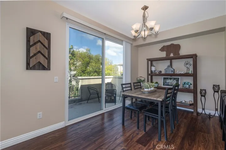 Dining Room with Balcony