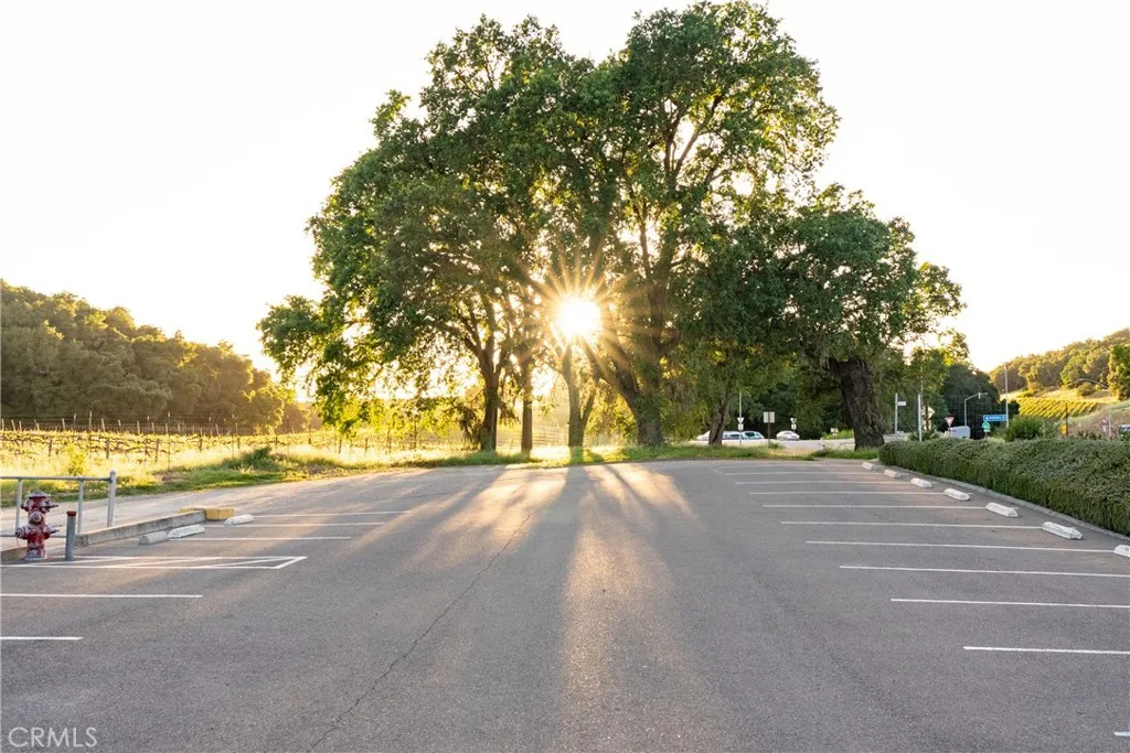 Parking Lot with level access to the Tasting Room and Retail space.