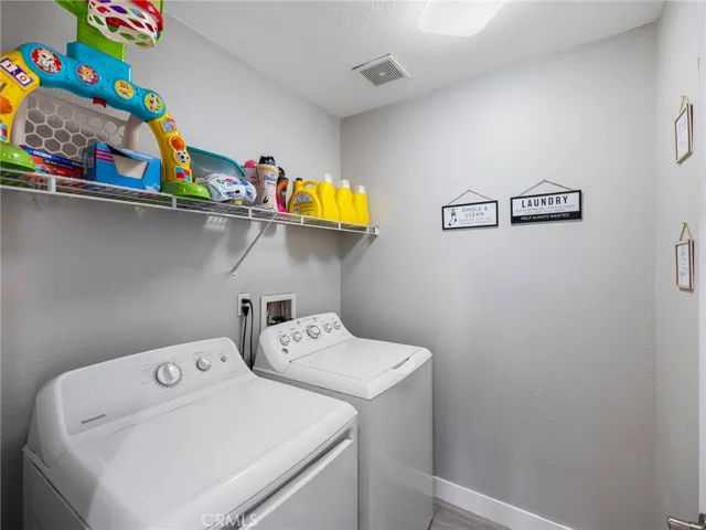 laundry room room upstairs