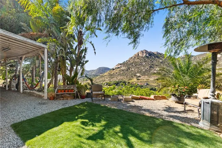 Backyard view