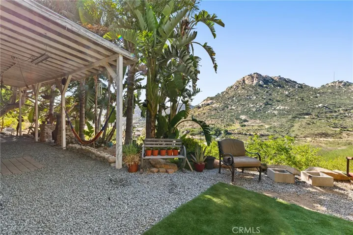 Backyard view