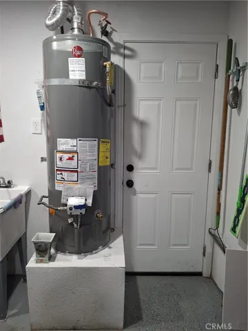 water heater in garage