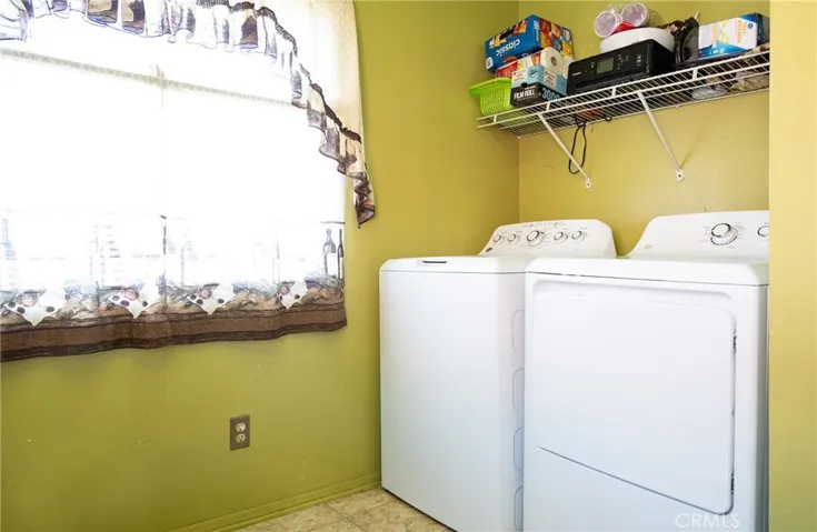 Laundry Area in Kitchen.