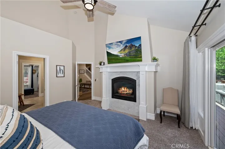 fire in fireplace is altered from original