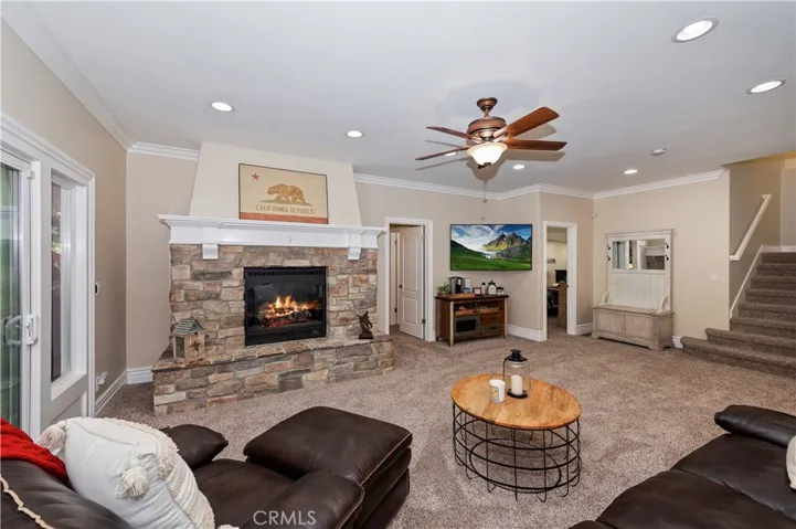 fire in fireplace is altered from original