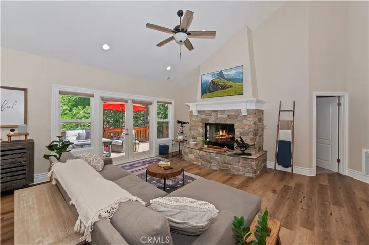 fire in fireplace is altered from original