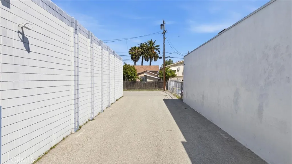 This drive space is part of this property's lot