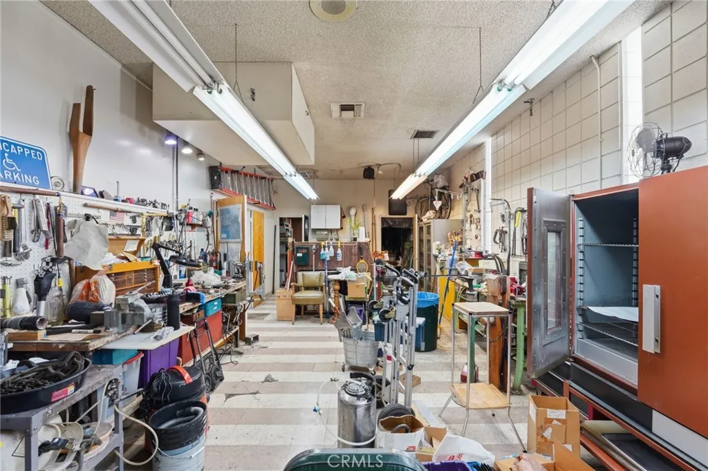 Main workshop, viewed from the front