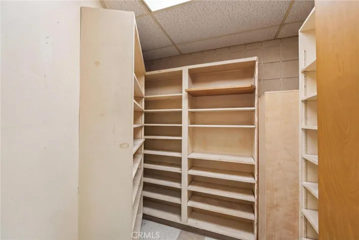 Digitally enhanced (cleared space) Back work area/ storage