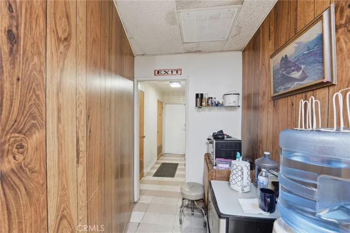 Hallway outside of main workshop