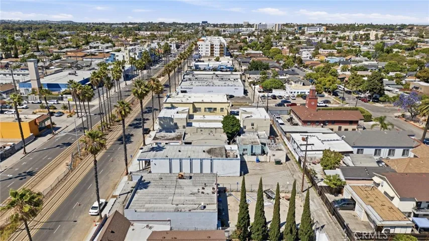 High traffic area situated in front of public transportation line