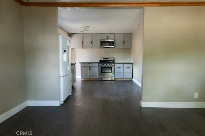 Kitchen view from living room