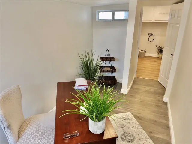 Bonus room leads to laundry room.