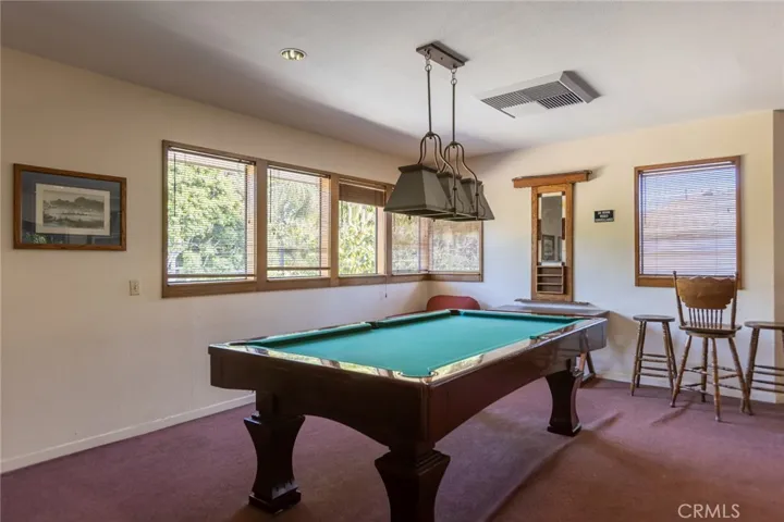Pool table in Clubhouse