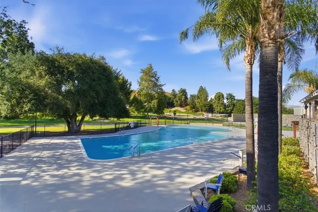 Relaxing pool area