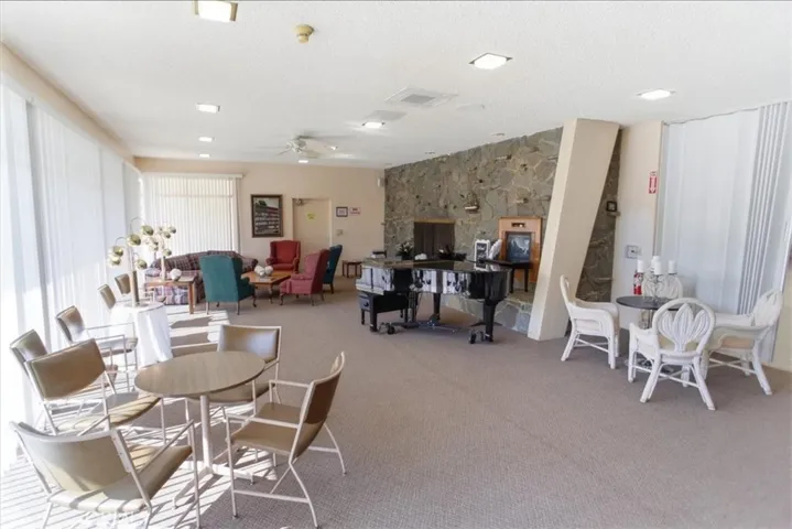 Fireside lounge