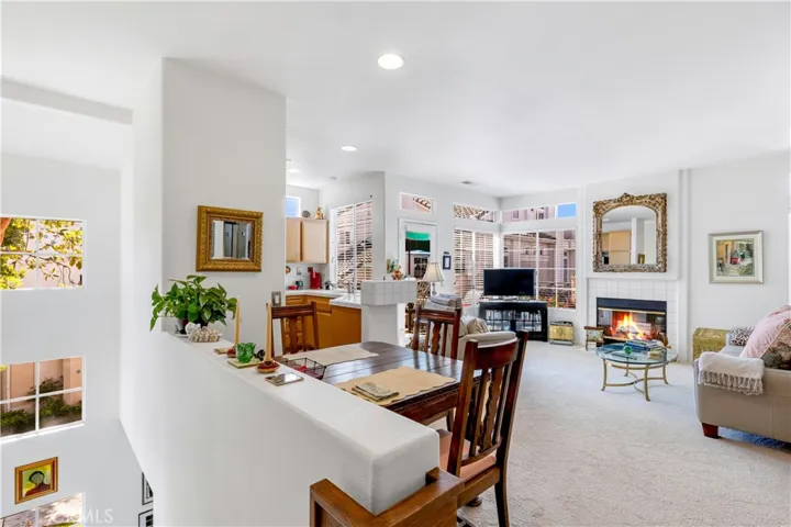First glimpse of your living area from top of the stairs.