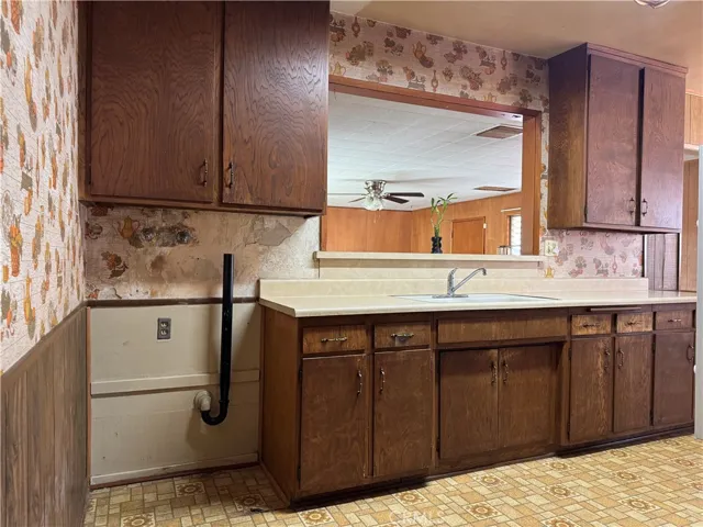 Washer hook-up in kitchen