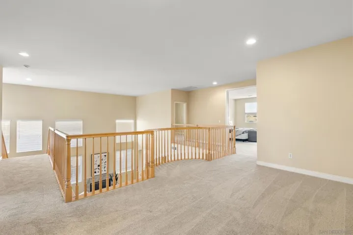 Large upstairs area could be used for a play area