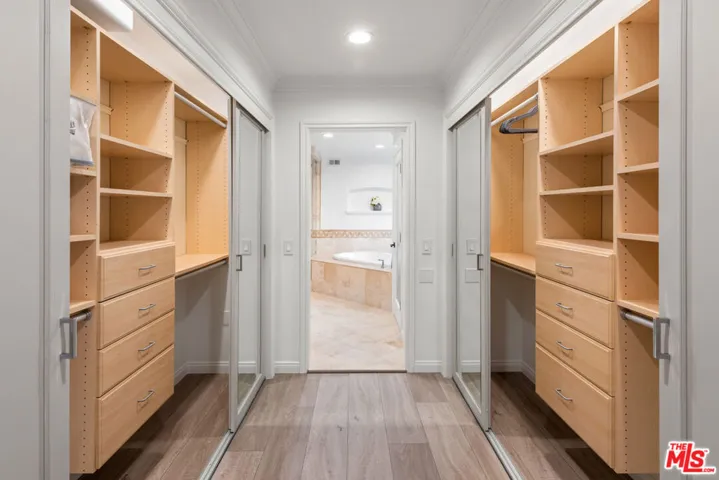 Spacious Primary Closet