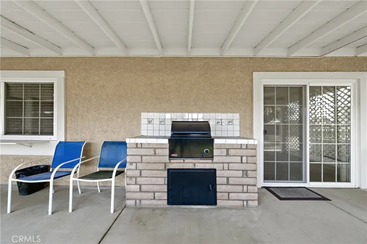Built in BBQ