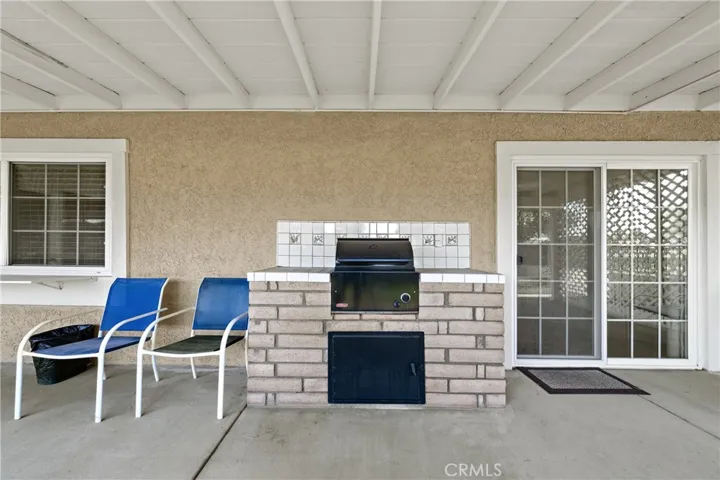 Built in BBQ