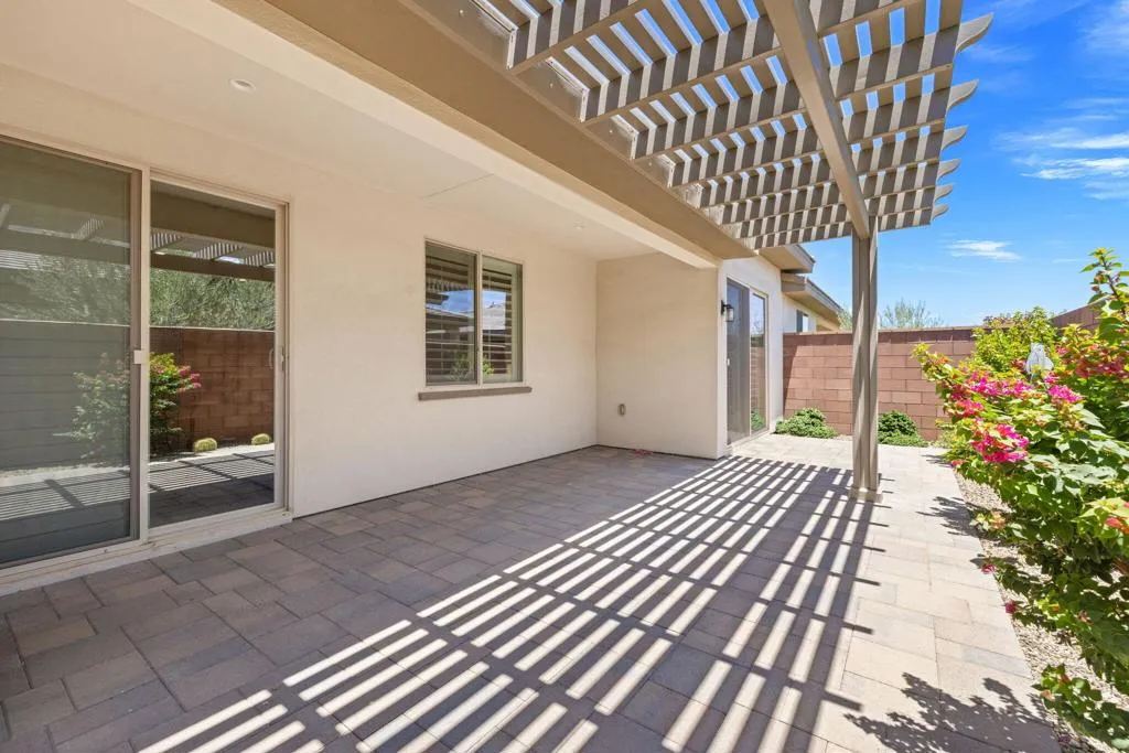 Back patio