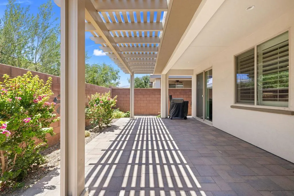Back patio