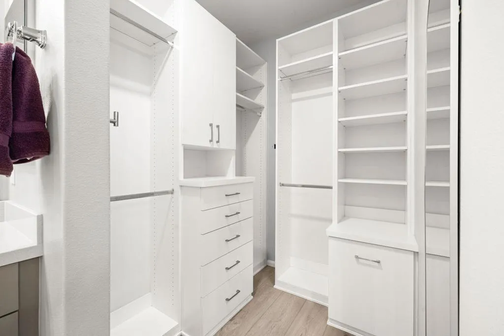 Primary closet