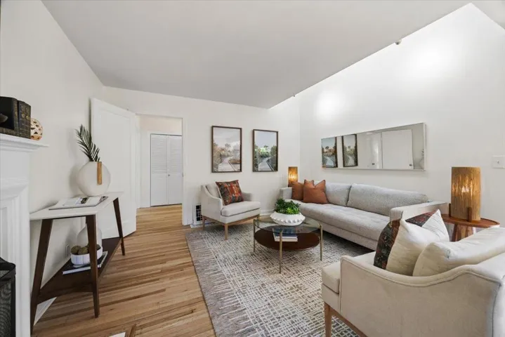 Living room w/skylight