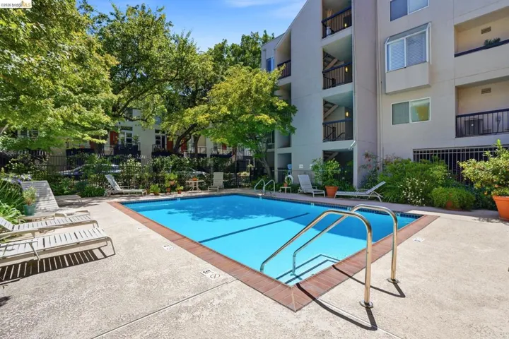 Outdoor swimming pool with integrated entry steps and perimeter coping
