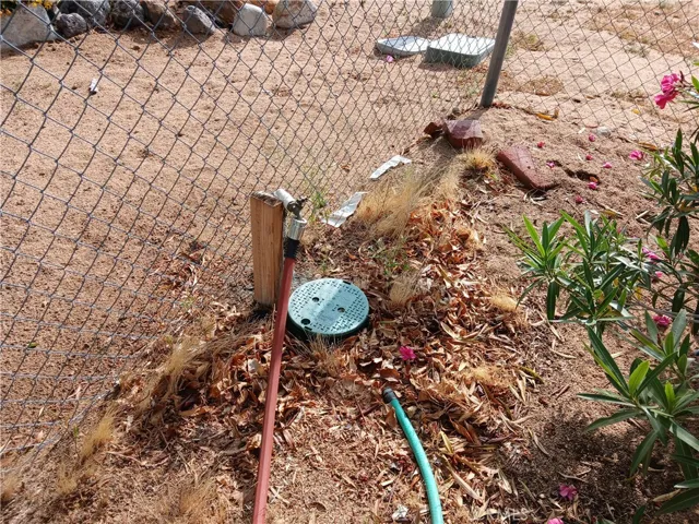 Water is onsite with hose bib.