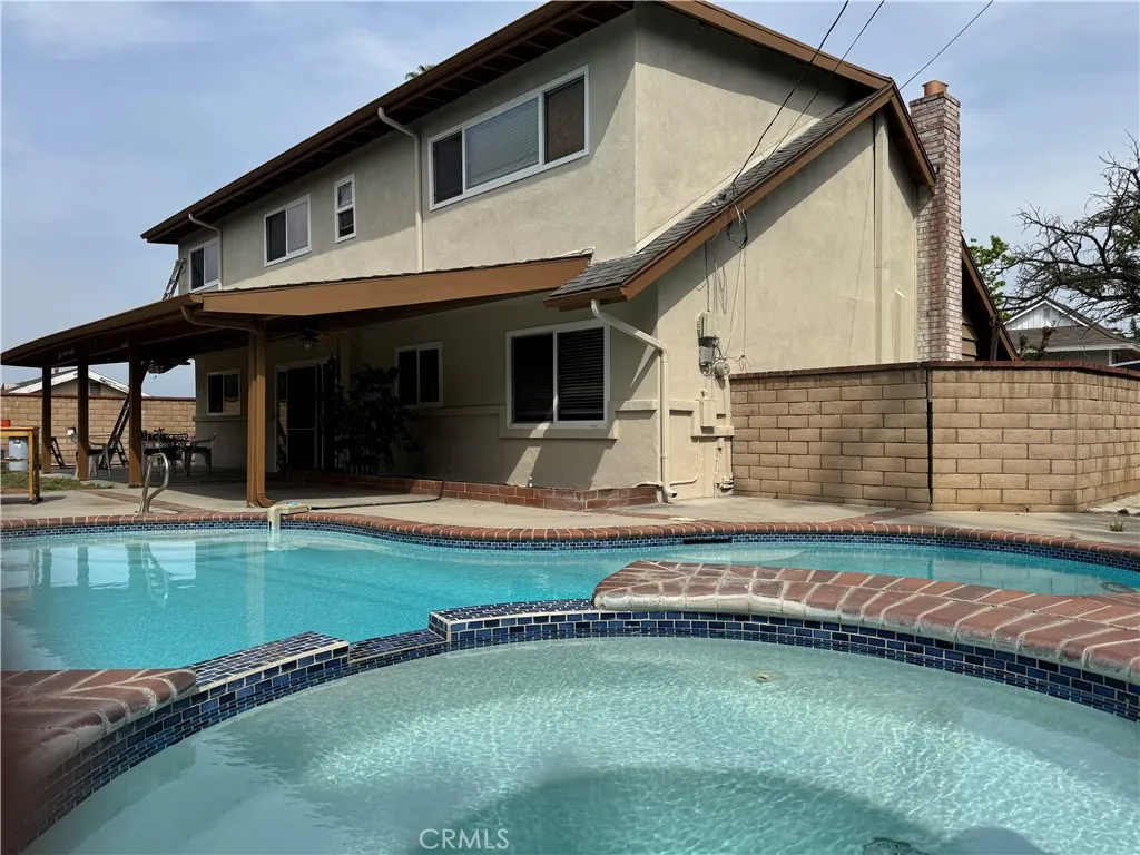 BACK YARD AND POOL