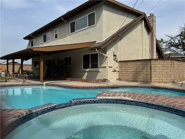 BACK YARD AND POOL