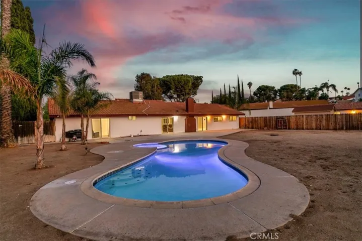 Back View at Twilight