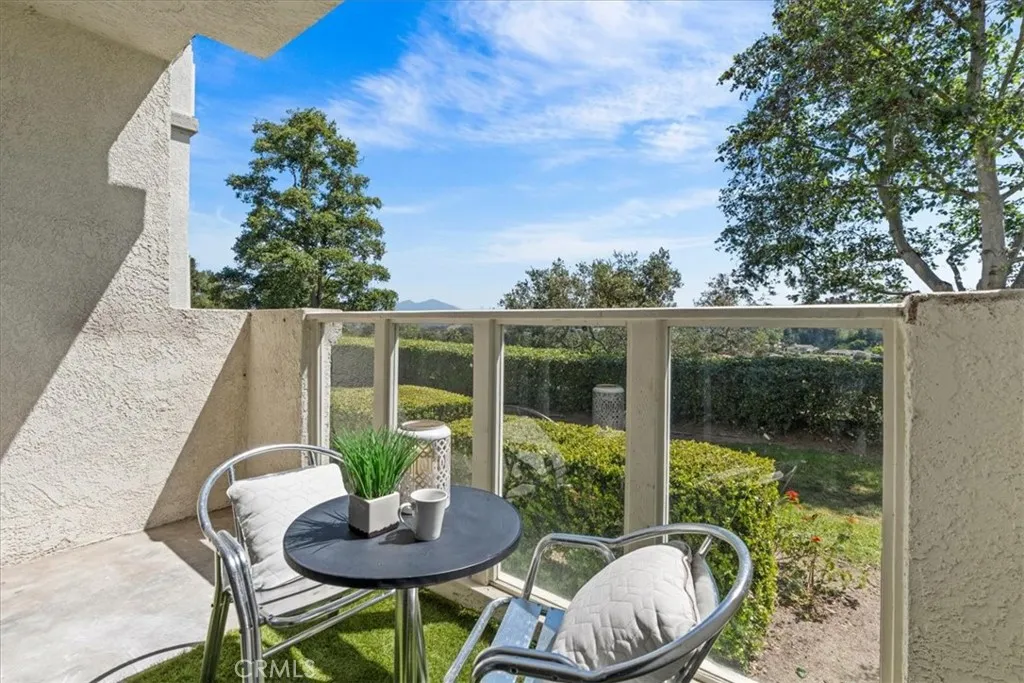 Private covered patio — perfect year-round, even in light rain