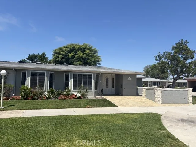 Walkway without the  Golf Cart Pad.