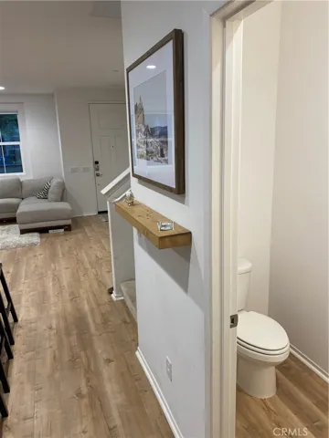 1/2 bathroom downstairs