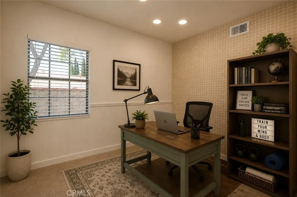 Front Office/Storage/Gym, Workshop or Hobby/Work Room in garage - Digitally Staged