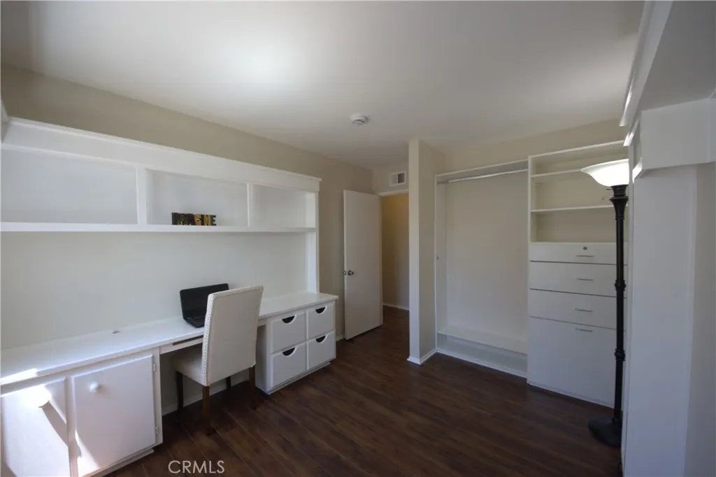 Bedroom 3 with built in Desk/work area