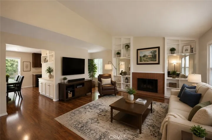 Living Room - Digitally Staged
