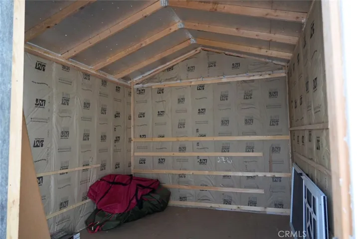 Inside Tuff Shed
