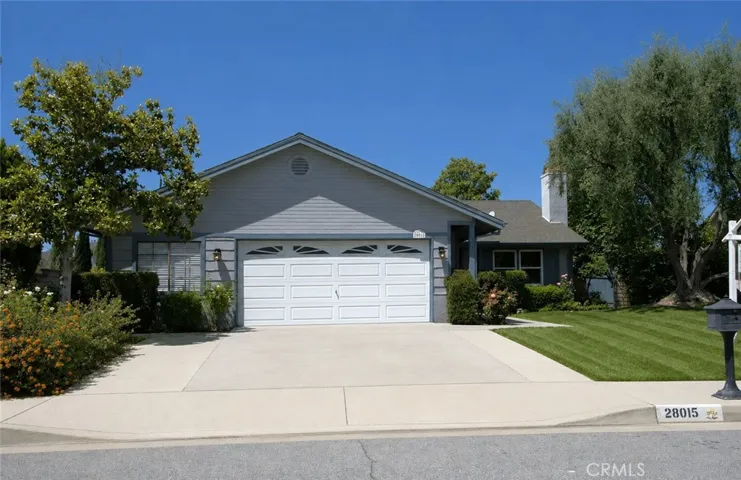 Digitally enhanced, sod at right of driveway in lieu of stepping stones