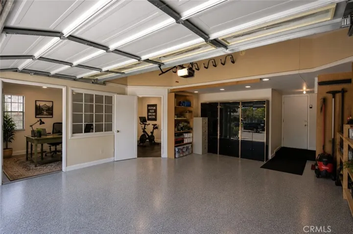 Garage & Office, Gym, Workshop/Storage rooms - Digitally Staged