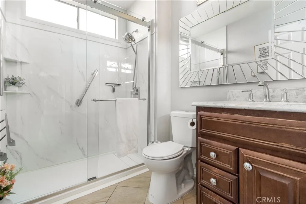 view of the 1st bathroom -recently updated
